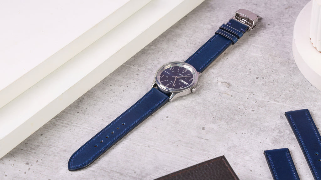 Midnight Blue Buttero Strap