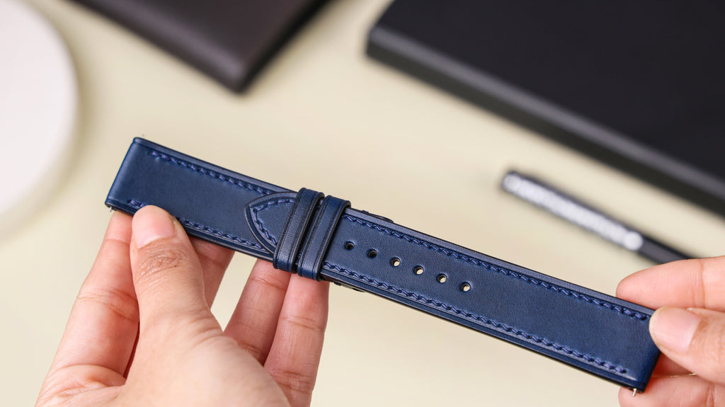 Midnight Blue Buttero Strap
