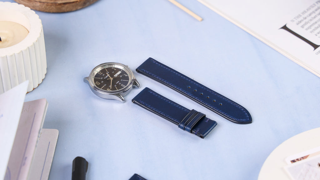 Midnight Blue Buttero Strap