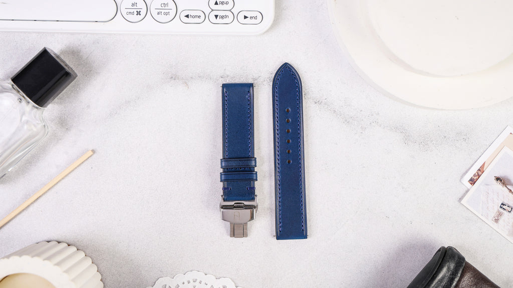 Midnight Blue Buttero Strap