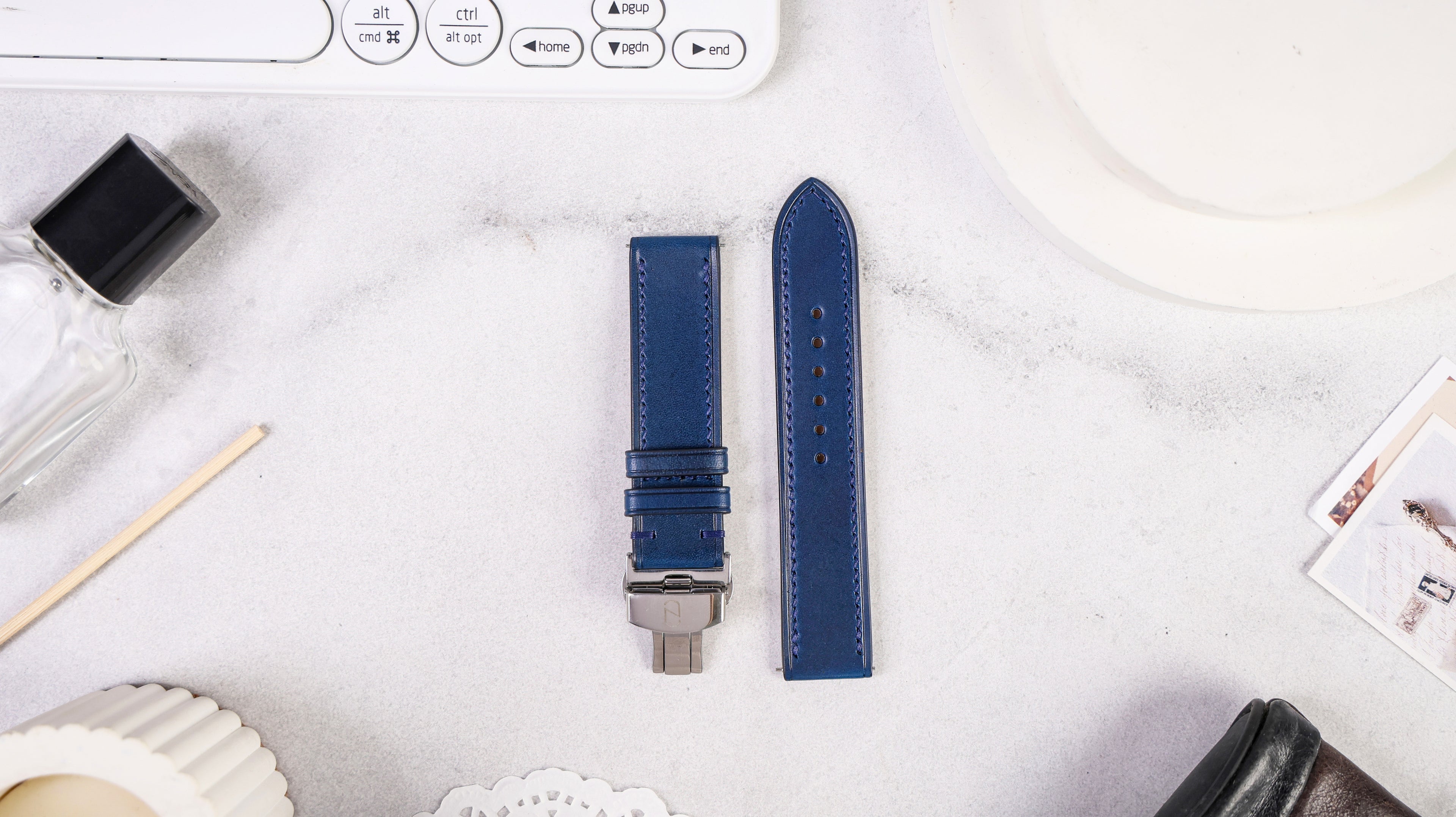 Midnight Blue Buttero Strap