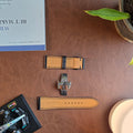 Initial Embossed Custom  Strap
