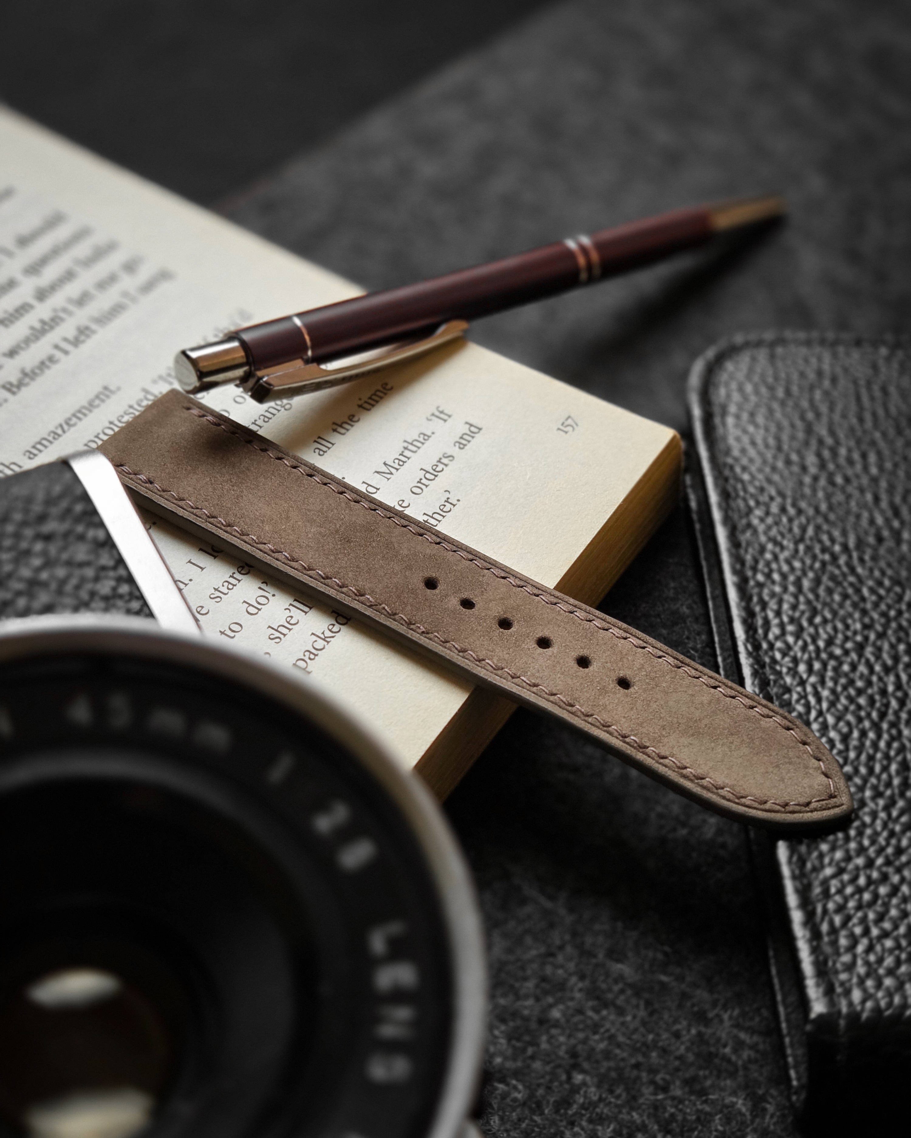 Espresso Brown Nubuck Strap