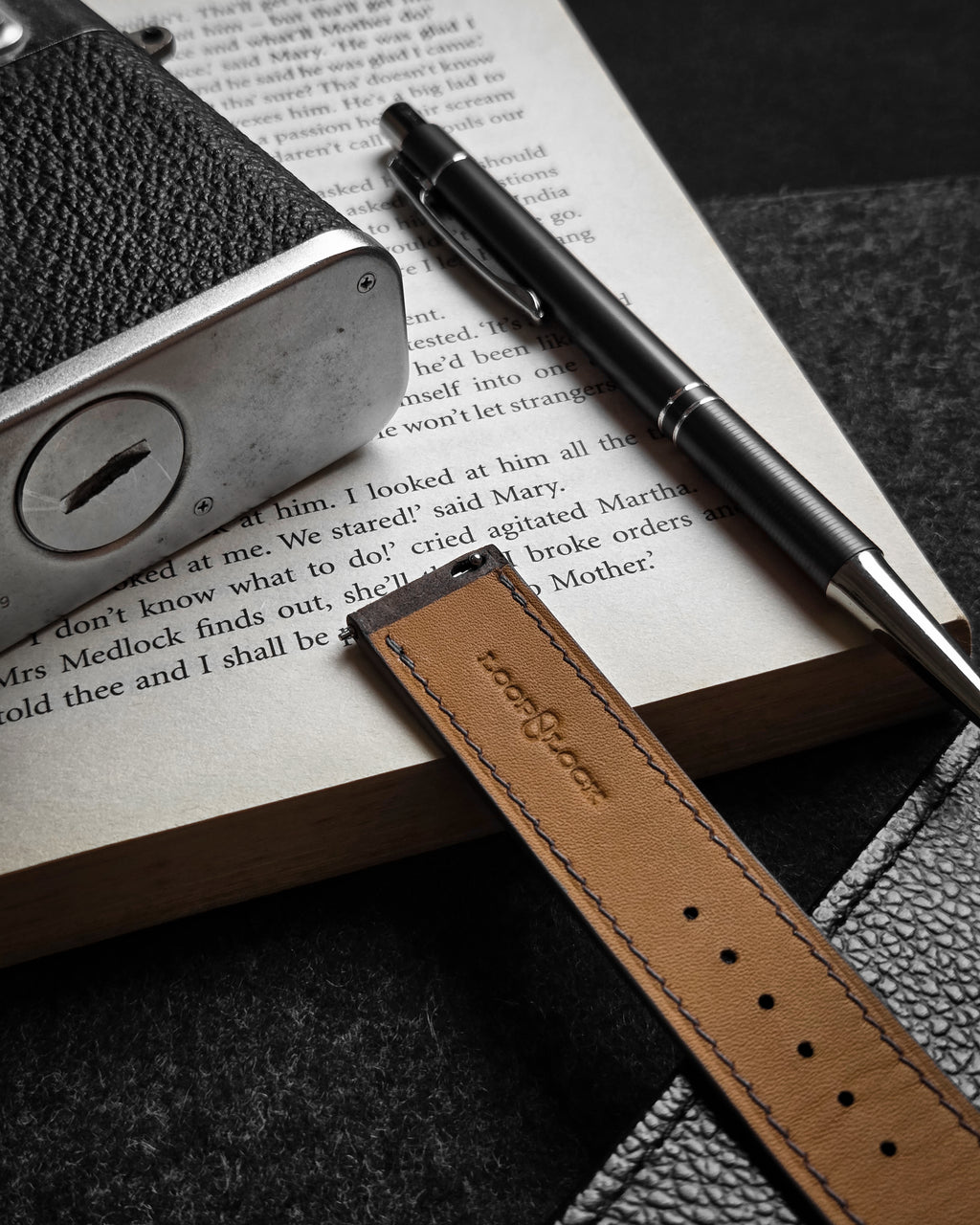 Espresso Brown Nubuck Strap