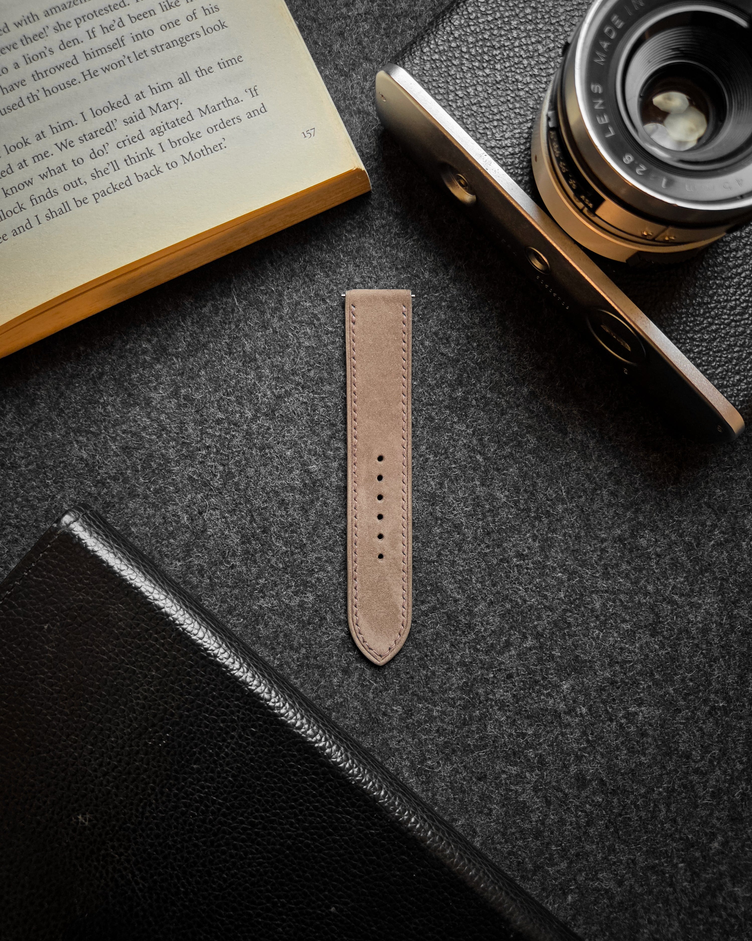 Espresso Brown Nubuck Strap